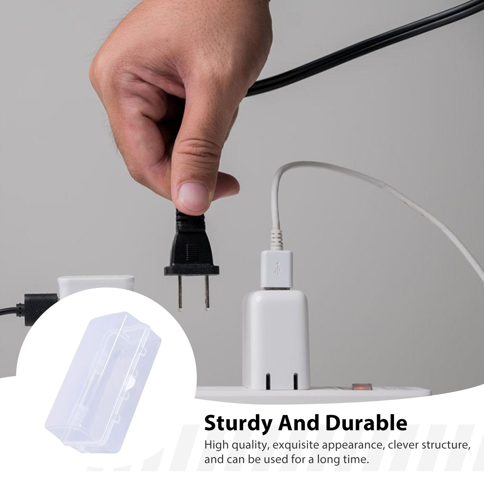 Outdoor Power Strip With Cover - กล่องไฟฟ้ากันน้ำสำหรับภายนอกอาคาร กล่องหุ้มอเนกประสงค์ ฝาครอบใสสำหรับหม้อแปลงและปลั๊กพ่วง
