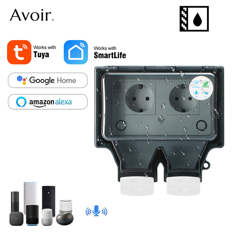 Avoir Tuya ผนังซ็อกเก็ตไฟฟ้า I - Outdoor Usb Power Strip บทวิจารณ์และราคา